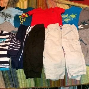 14 piece boys 18-24 month and 2T lot